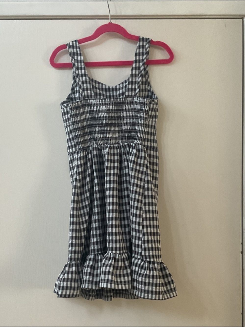 Guess Black and White Gingham Bow Sundress - Picture 4 of 4